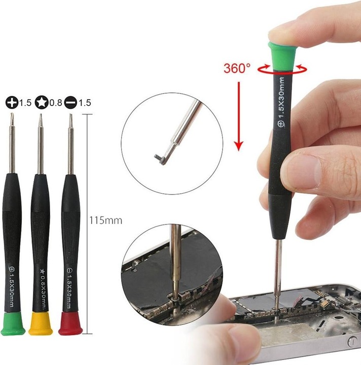 Image du produit Jia Fa 21in1 Kit d'outils de réparation pour appareil mobile