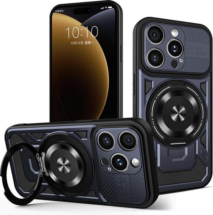 Produktbild Techsuit - RuggedCam - iPhone 15 Pro Max - Blue (Apple iPhone 15 Pro Max)