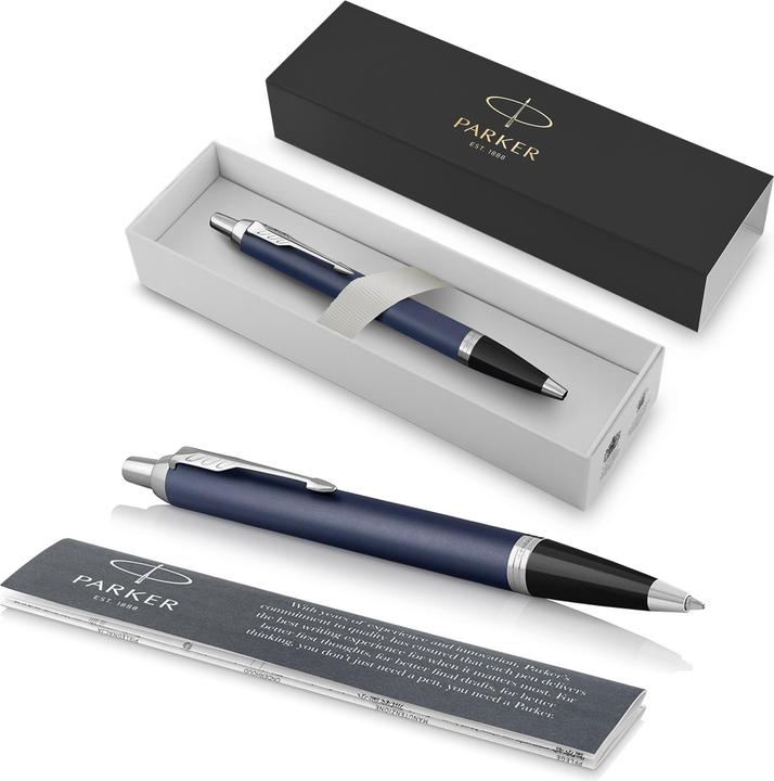 Actual product image Parker Pen IM Matte Blue C.C. (Blue, 1 x)