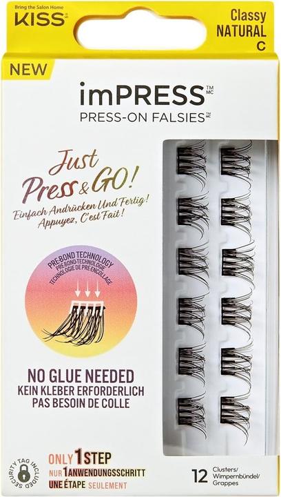 Actual product image KISS Just Press and Go (Artificial eyelashes)