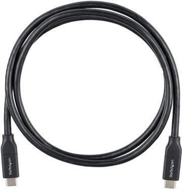 Image du produit StarTech Câble USB-C vers USB-C avec 5A Power Delivery - St/St - 1m - USB 2.0 - Certifié USB-IF - USB Ty... (1 m, USB 2.0, 5 W)
