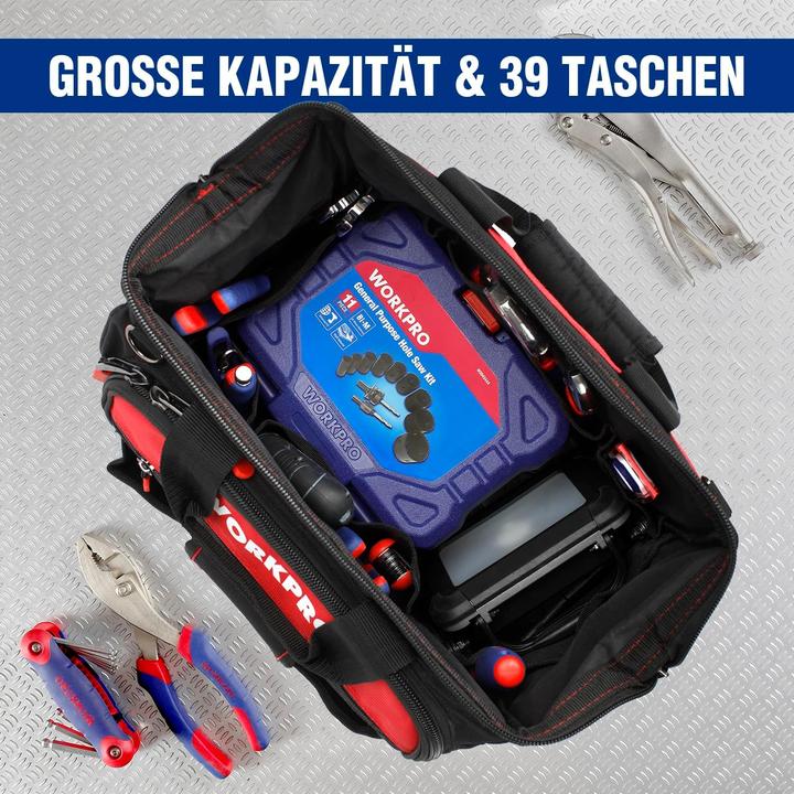 Actual product image Workpro Wasserdichte Werkzeugtasche
