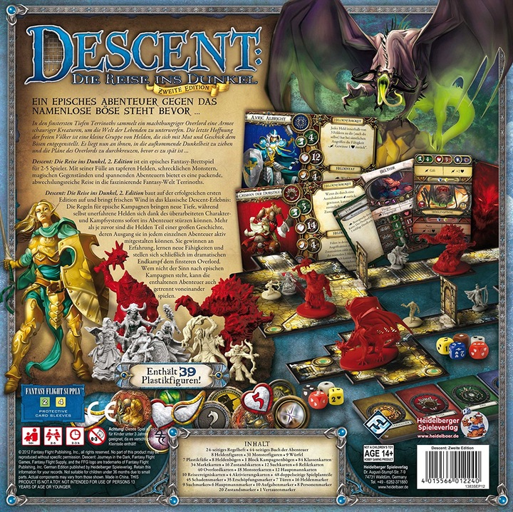 Actual product image Descent: The journey into darkness, 2nd edition (German)