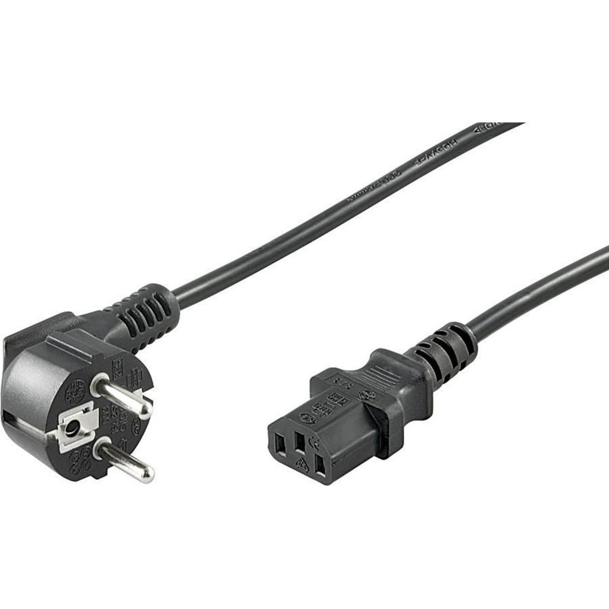 MicroConnect Power Cord 1m Black IEC320 (1 m), Stromkabel