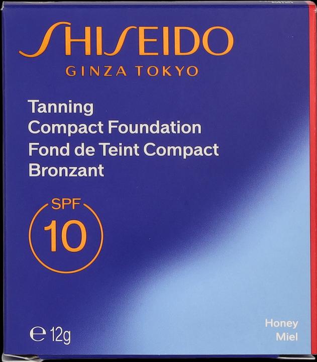 Produktbild Shiseido Sonnenmake-up Tanning Compact Foundation SPF 10 Honey / 12 g