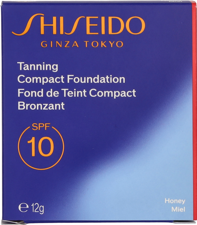 Actual product image Shiseido Sun Make-up Tanning Compact Foundation SPF 10 Honey / 12 g