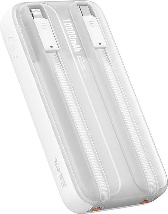 Actual product image Baseus Powerbank Comet 10000mAh, 22.5W (white) (10000 mAh, 22.50 W)