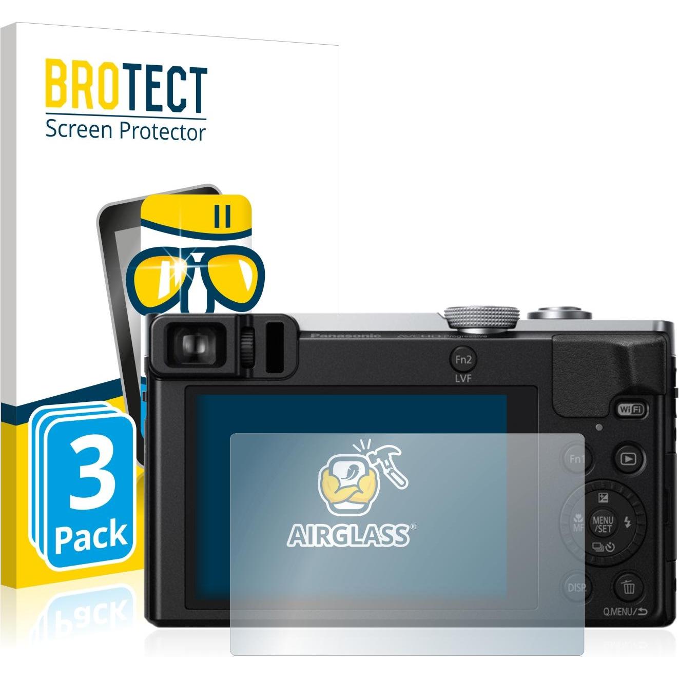 BROTECT AirGlass Panzerglasfolie (Displayschutz), Kameraschutz