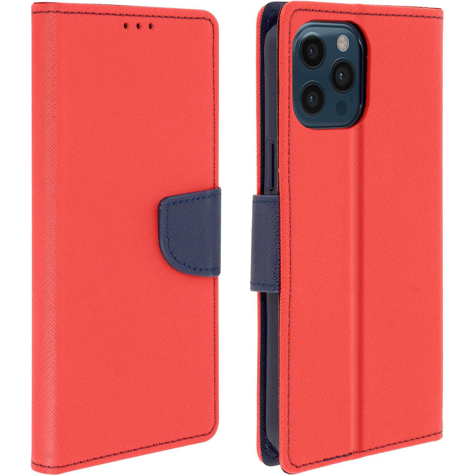 Avizar Fancy Series (Apple iPhone 12 Pro Max), Smartphone Hülle, Rot