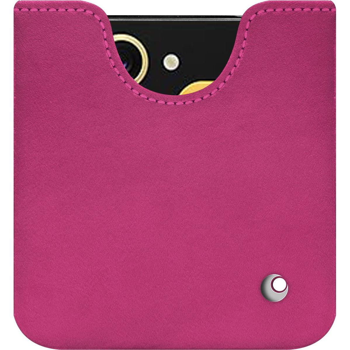 Noreve Lederschutzhülle (Samsung Galaxy Z Flip6), Smartphone Hülle, Rosa