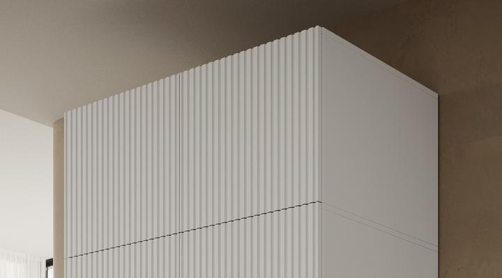 Produktbild Cama Kleiderschrank PAFOS 2D BASE 90x55.5x45 weiss matt (90 x 55.5 x 45 cm)