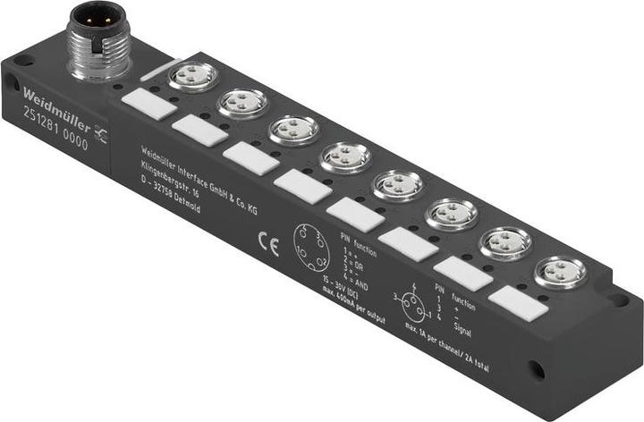 Produktbild Weidmüller SAI-8-S-3P-M8L-M12-L