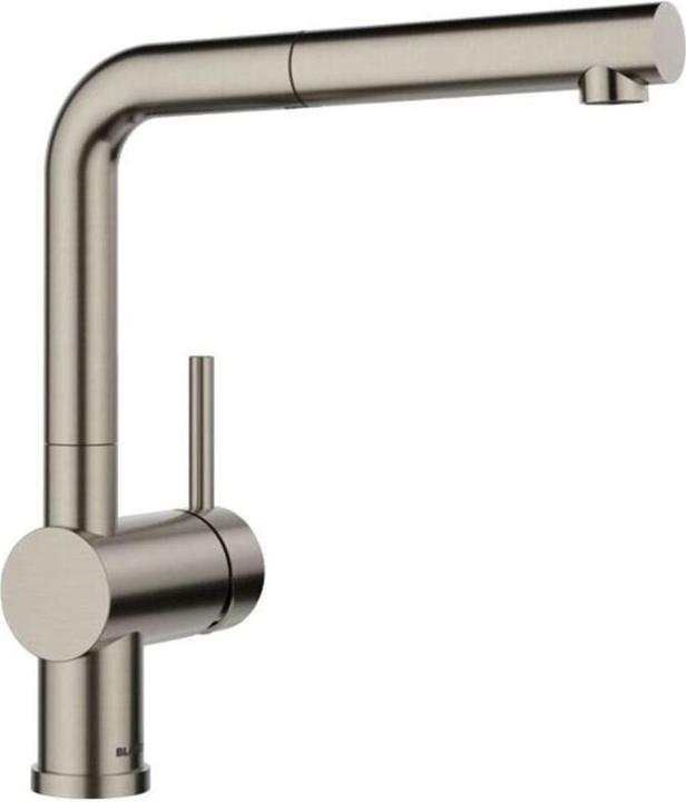 Blanco LINUS-S satin platinum | High pressure | With pull-out hose | Backflow preventer | Ke