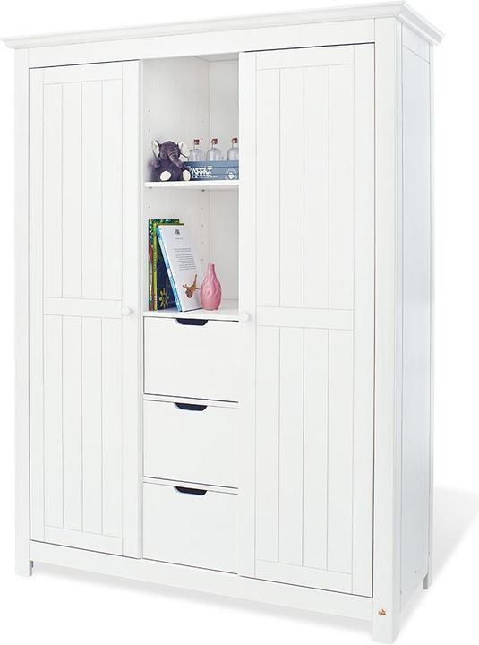Produktbild Pinolino Nina breit (Babybett, Wickelkommode, Kinderkleiderschrank)