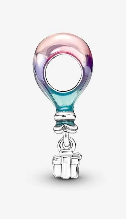 Produktbild Pandora Charm Happy Birthday Heissluftballon (Emaille, Silber 925)