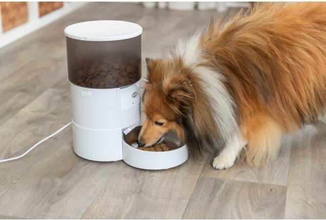 Image du produit Trixie *Distributeur automatique de denrées alimentaires TX-S Smart 3.0L, 18×31×18cm, blanc (3 l)