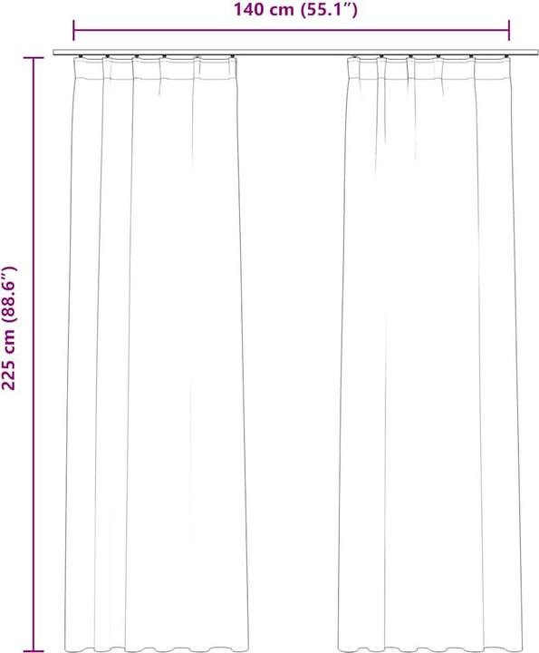 Produktbild VidaXL Marline (140 x 225 cm)