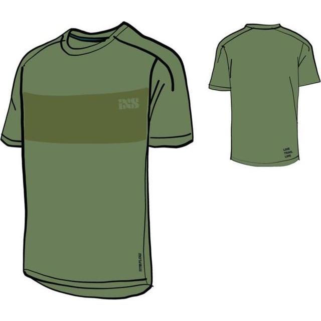 Thumbnail - iXS, Herren, Velotrikot, Flow Censored Tech Tee (S), Grün, S