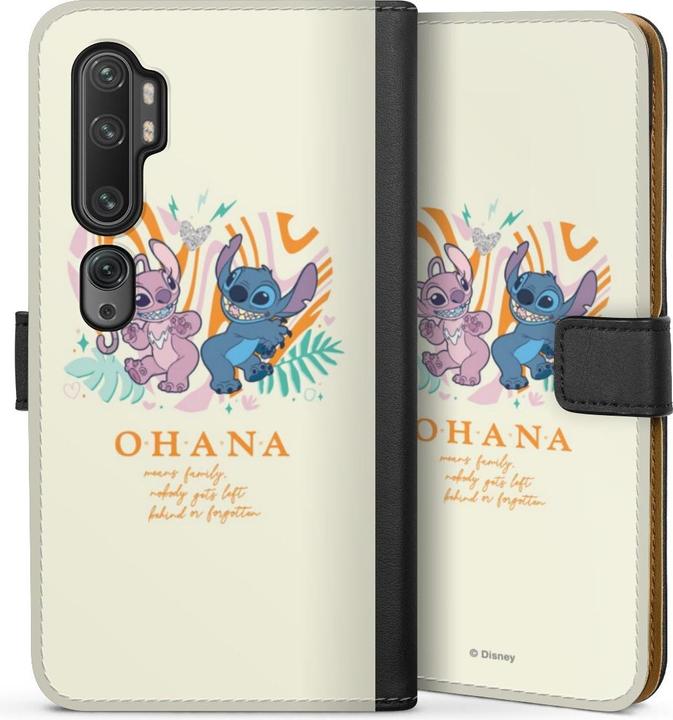 Actual product image DeinDesign Tasche für Xiaomi Mi Note 10 Handy Flip Case Wallet Cover Handytasche Leder Lilo & Stitch Disney (Xiaomi Mi Note 10)