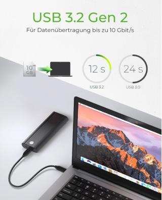 Productafbeelding Icy Box IB-1807MT-C31 M.2 NVMe SSD Behuizing, USB 3.2 (Gen2) Type-C, aluminium (M.2)