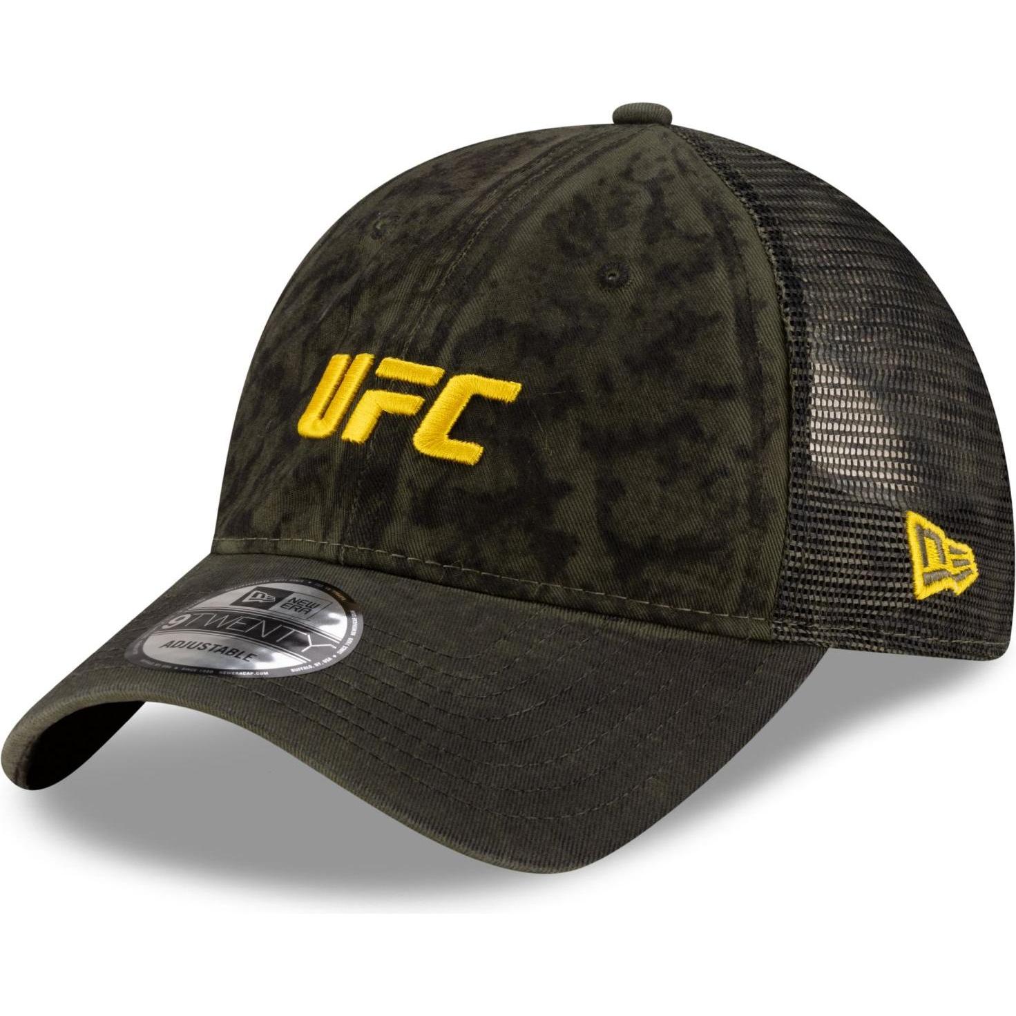New Era, Cap, 9Twenty Trucker Cap - UFC MMA oil washed oliv
