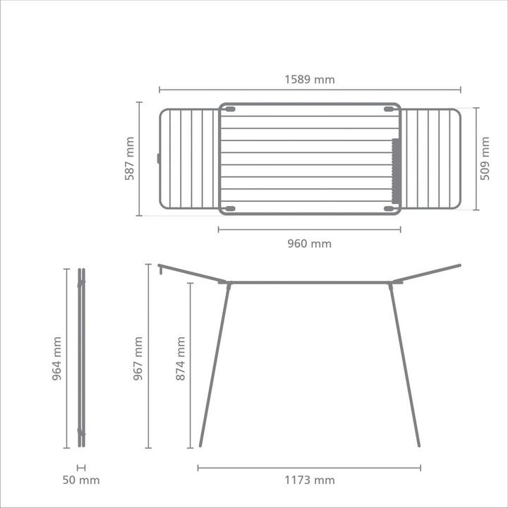Image du produit Brabantia Séchoir à linge HangOn 18 m (18 m)