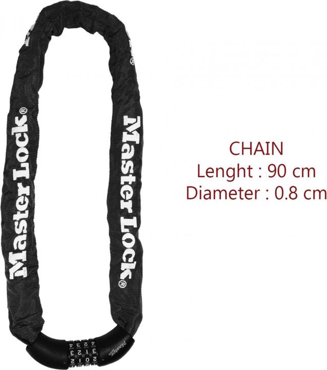 Produktbild Master Lock 8393 Kettenschloss (90 cm)