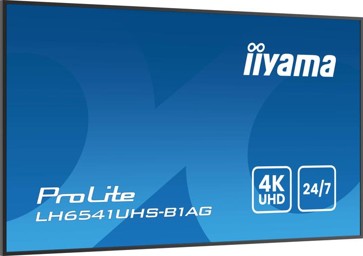 Produktbild iiyama 164.0cm(65") LH6541UHS-B1AG 16:9 3xHDMI+USB IPS (Speditionsversand) (3840 x 2160 Pixel, 64.50")