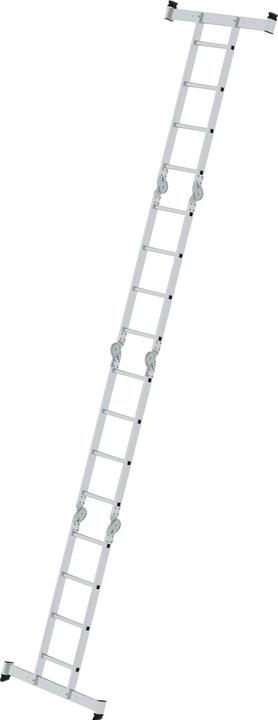 Productafbeelding Günzburger Multifunctionele ladder van aluminium nivello®-Traverse4x4Sp (Multifunctionele ladder, 585 cm)