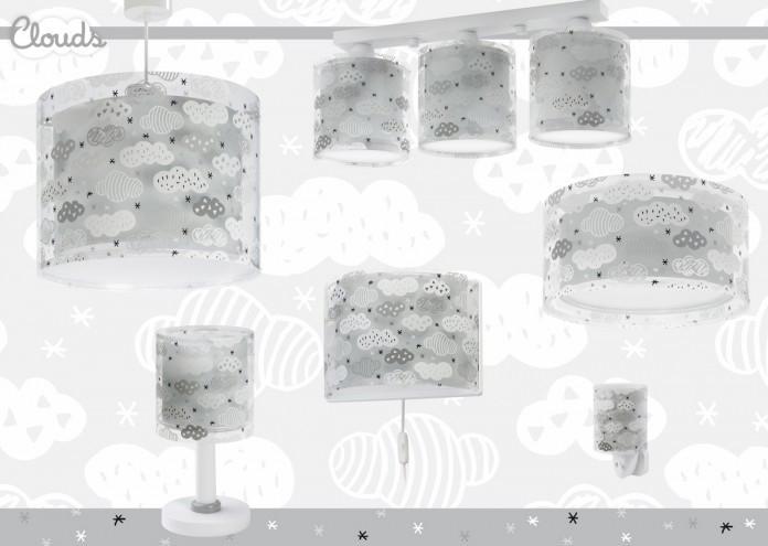 Produktbild Dalber Hängelampe Wolken Grau (E27)