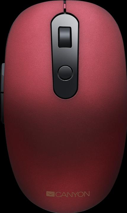 Produktbild Canyon MW-9 2 in 1 Optical Wireless Mouse 6 Buttons, DPI 800/1000/1200/1500, 2 modes (BT / 2.4GHz) (Kabellos)