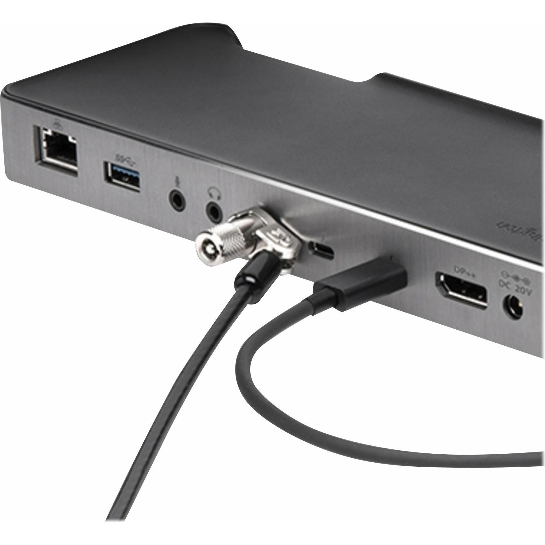 Kensington Nanosaver Dual, Sicurezza Notebook, Nero