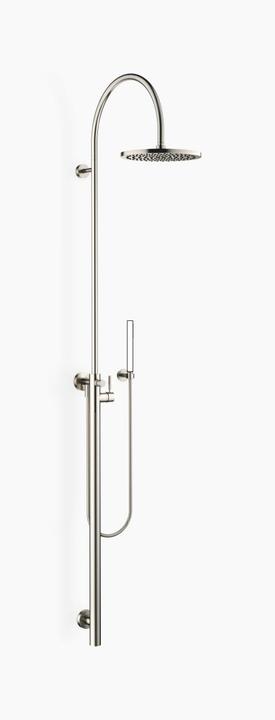 Actual product image Dornbracht shower stele with shower single-lever mixer, projection standing shower 450 mm, overhead