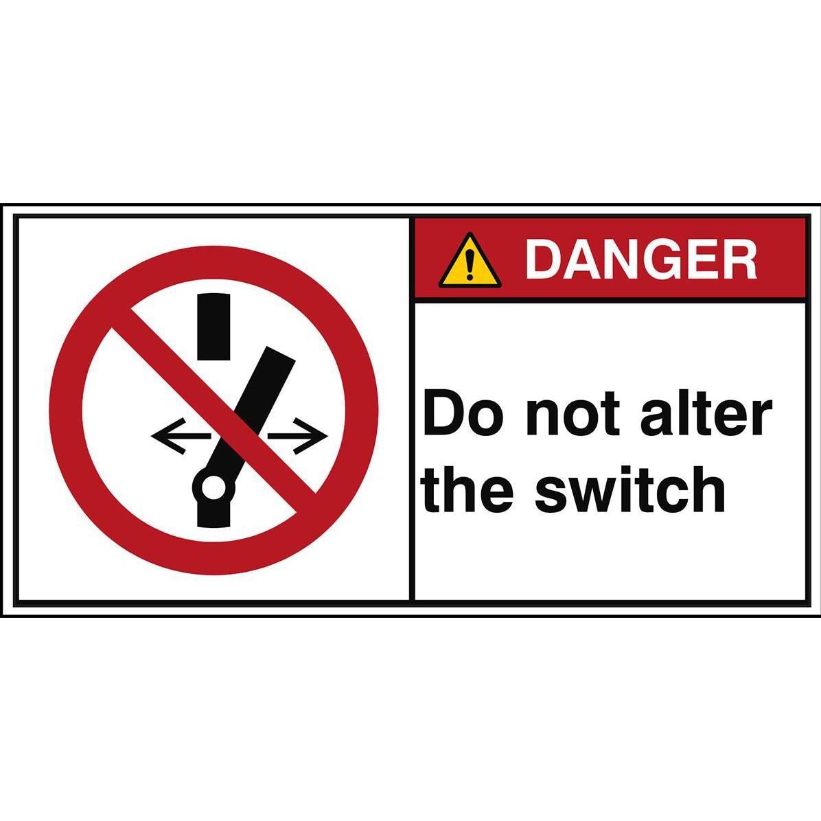 Brady, Sicherheitskennzeichnung, ISO Safety Sign - Do not