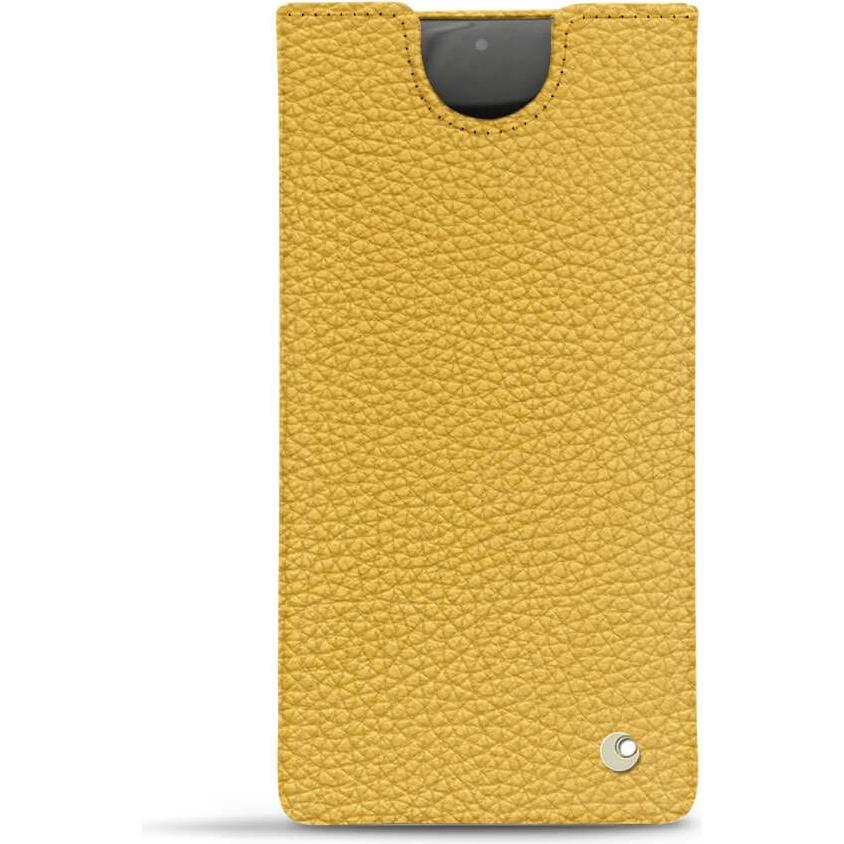 Noreve Lederschutzhülle (Samsung Galaxy Note 10+), Smartphone Hülle, Orange