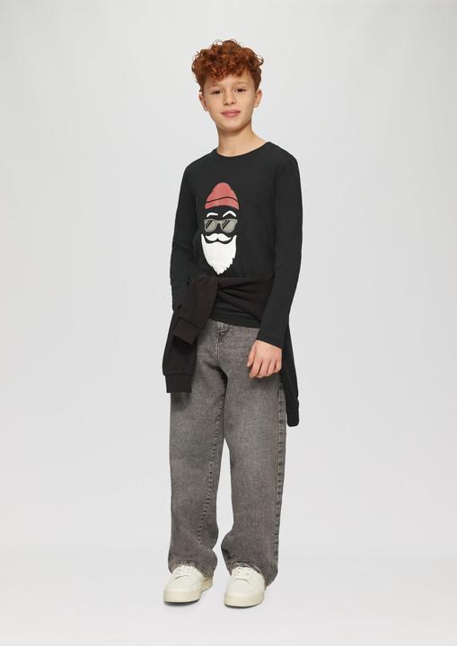 Produktbild S.Oliver T-Shirt Longsleeve mit Weihnachtsmotiv (170, 176)