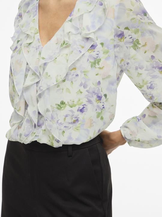 Immagine prodotto Vila VIANE Gerüschtes Oberteil mit langen Ärmeln (36)