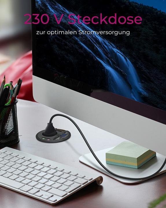 Produktbild Icy Box IB-HUB1430-CR (USB-A, 3 Ports)