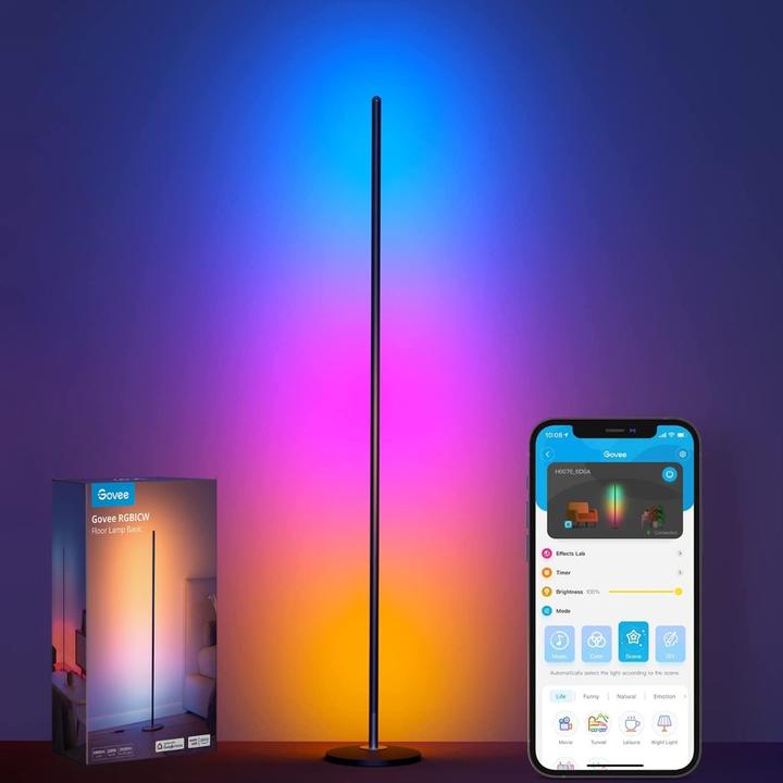 Actual product image Govee RGBICW Floor Lamp With Matter, H8076C13 (2200 lm)