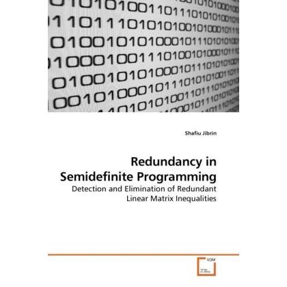Redundancy in Semidefinite Programming, Fachbücher