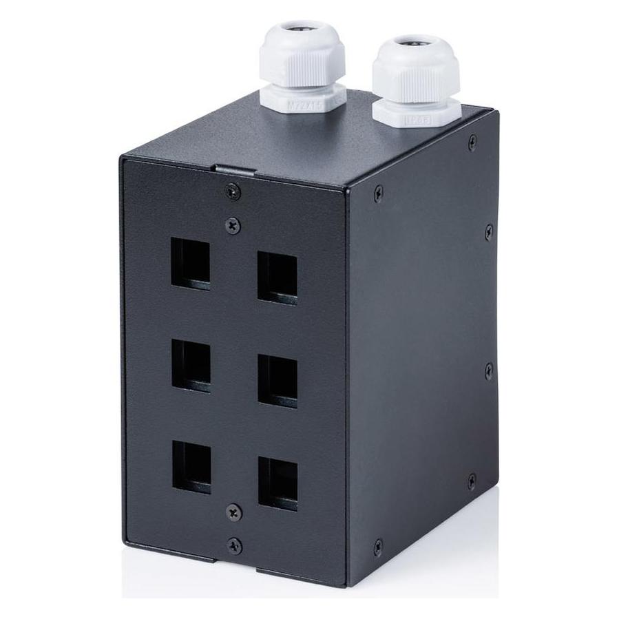 Digitus Nero Fiber Din Rail Patch Module 6X, Accessori Per Server,
