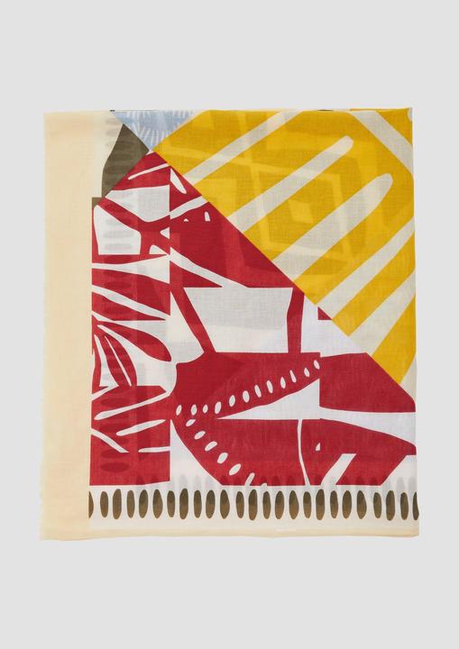 Immagine prodotto S.Oliver Tuch Tuch mit All-over-Print und Fransen