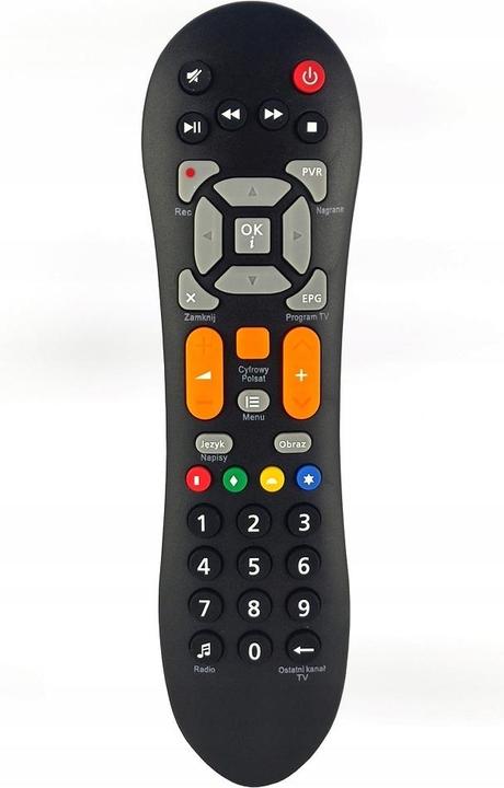 Lasmex Remote controller for HD7000/HD5000/ HD3000 no logo, orange buttons (Device-specific remote control, Infrared)
