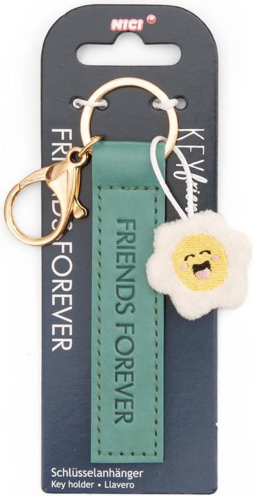 Immagine prodotto Magni NICI Schlüsselanhänger Friends Forever Kunstlederband mit Blume grün 10cm