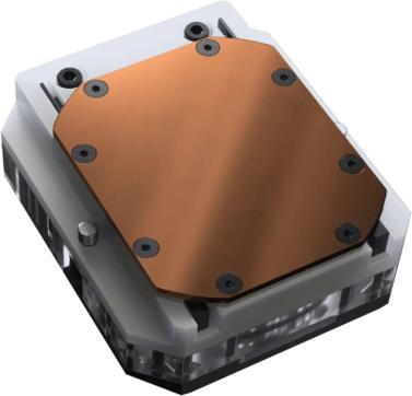 Actual product image Phanteks Glacier EZ-Fit 450CPU CPU water cooler, RGB - black