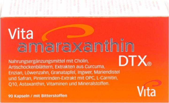 Produktbild Vita Amaraxanthin DTX (90 Stück, Kapseln, 296 g)