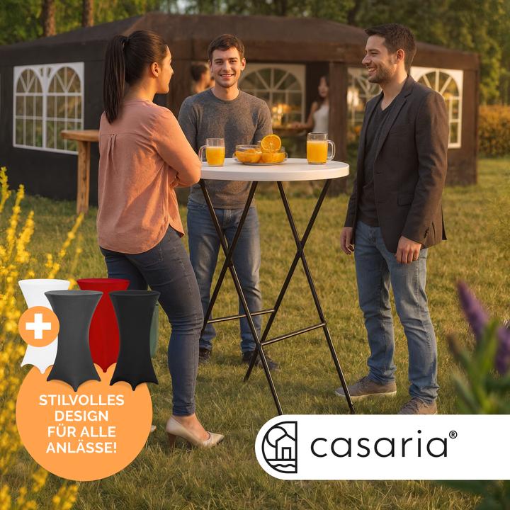 Image du produit Casaria Mange-debout avec housse (Ø 72 cm)
