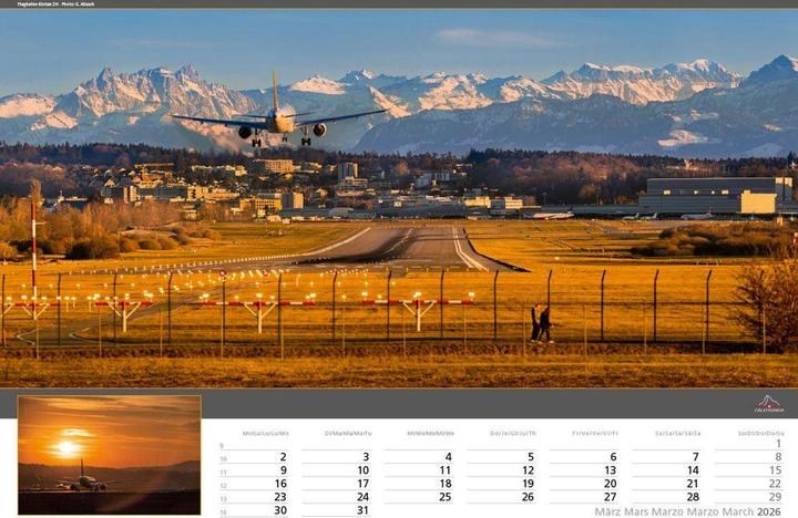 Actual product image Swiss Travel 2026 (48 x 33 cm)