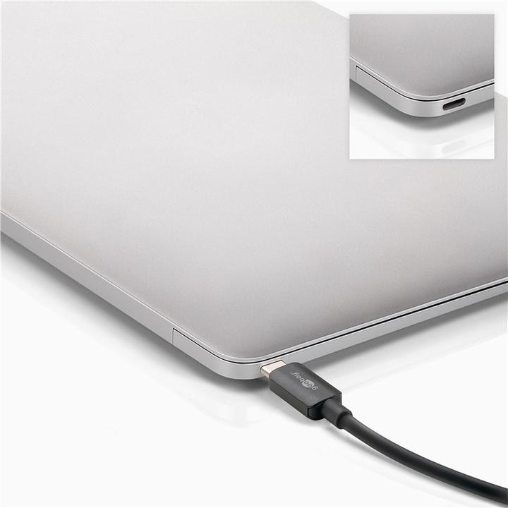 Actual product image Goobay USB-C to DisplayPort and HDMI adapter (DP, HDMI, 12 cm)