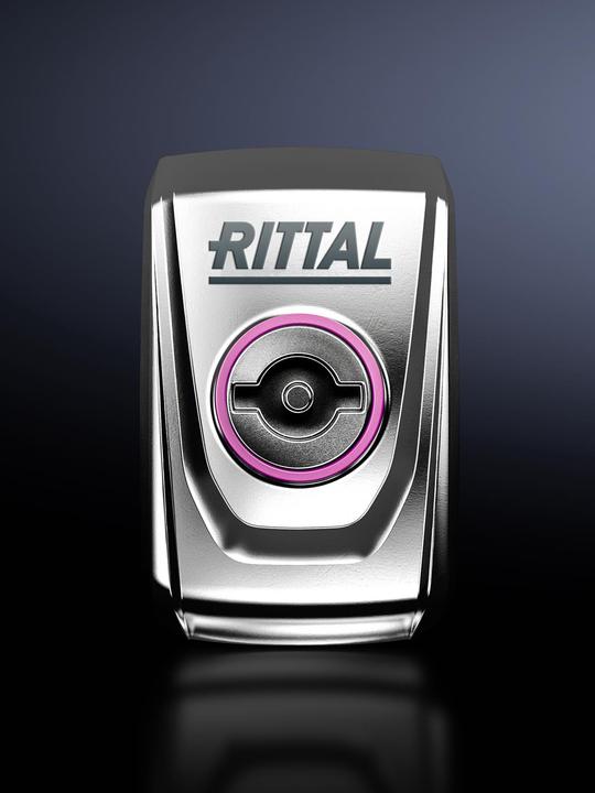 Produktbild Rittal Vorreiberverschluss SZ 2304100 für AX, mit Doppelbart-Einsatz